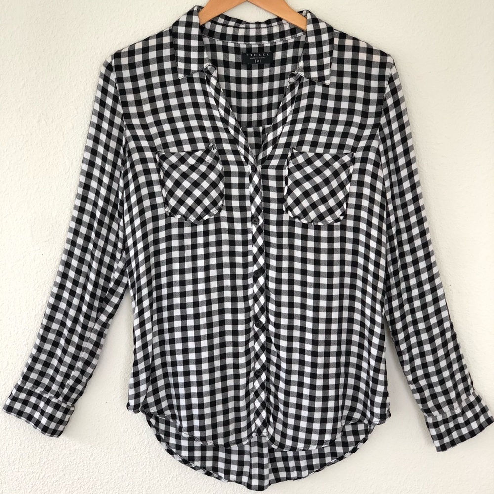 Buffalo check button down